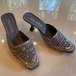 Prada Evening Mules